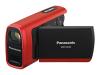 Panasonic SDR-SW20E-R - Camcorder - Widescreen Video Capture - 800 Kpix - optical zoom: 10 x - supported memory: MMC, SD, SDHC - flash card - red