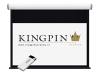 KINGPIN Crown CES150-16:9 - Projection screen (motorized) - 63 in - 16:9 - powder white