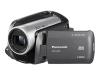 Panasonic SDR-H280E-S - Camcorder - Widescreen Video Capture - 800 Kpix - optical zoom: 10 x - HDD : 30 GB - flash card - silver