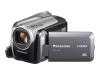 Panasonic SDR-H40E-S - Camcorder - Widescreen Video Capture - 800 Kpix - optical zoom: 42 x - HDD : 40 GB - flash card - silver