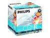 Philips - 10 x CD-R - 700 MB ( 80min ) 52x - printable surface - jewel case - storage media