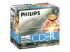 Philips CR7D5QJ10 - 10 x CD-R - 700 MB ( 80min ) 52x - LightScribe - jewel case - storage media