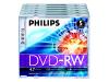 Philips DN4S4J05F - 5 x DVD-RW - 4.7 GB ( 120min ) 1x - 4x - jewel case - storage media