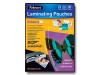 Fellowes Laminating Pouches Enhance 80 micron - Lamination pouches - 100 x matte - A4 (210 x 297 mm)