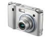 Samsung NV40 - Digital camera - compact - 10.5 Mpix - optical zoom: 3 x - supported memory: MMC, SD, SDHC, MMCplus - silver