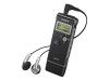 Sony ICD-UX70 - Digital voice recorder - flash 1 GB - MP3 - black