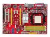 MSI K9N SLI-F V2 - Motherboard - ATX - nForce 570 LT SLI - Socket AM2 - UDMA133, Serial ATA-300 (RAID) - Gigabit Ethernet - High Definition Audio (8-channel)