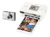 Canon Digital IXUS 80 IS - Digital camera - compact - 8.0 Mpix - optical zoom: 3 x - supported memory: MMC, SD, SDHC, MMCplus - classic silver - with Canon SELPHY CP740 Compact Photo Printer