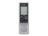 Sony ICD-P630F - Digital voice recorder with radio - flash 512 MB - silver