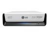 LG BE06LU10 Super Multi Blue - Disk drive - BD-RE / HD DVD-ROM combo - 6x2x6x/3x - USB - external - LightScribe