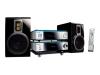 Philips DVD Micro Theatre MCD716 - AV System - radio / DVD / USB flash player - high-gloss black, aluminium