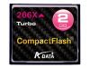 A-DATA Turbo - Flash memory card - 2 GB - 266x - CompactFlash Card