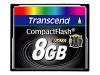 Transcend - Flash memory card - 8 GB - 300x - CompactFlash Card