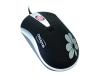 Dicota Blossom - Mouse - optical - 3 button(s) - wired - USB - black