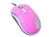 Dicota Blossom - Mouse - optical - 3 button(s) - wired - USB - pink