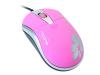 Dicota Blossom - Mouse - optical - 3 button(s) - wired - USB - pink