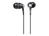 Sony MDR EX75SL - Headphones ( in-ear ear-bud ) - black