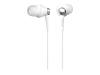Sony MDR EX75SL - Headphones ( in-ear ear-bud ) - white