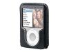 Belkin Formed Leather Case for iPod nano - Case for digital player - leather - black - iPod nano (3G) 4GB, iPod nano (3G) 8GB