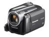 Panasonic SDR-H60E-S - Camcorder - Widescreen Video Capture - 800 Kpix - optical zoom: 50 x - HDD : 60 GB - flash card - silver