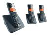 Philips SE1503B - Cordless phone w/ call waiting caller ID - DECT\GAP + 2 additional handset(s)