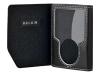 Belkin Leather Folio Case for iPod nano - Case for digital player - leather - black - iPod nano (aluminum) (3G)