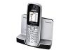 Siemens Gigaset S680 - Cordless phone w/ call waiting caller ID - DECT\GAP - black, silver