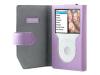 Belkin Leather Folio Case for iPod classic - Case for digital player - leather - lavender - iPod classic