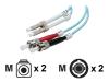 Belkin - Network cable - LC multi-mode (M) - ST multi-mode (M) - 1 m - fiber optic - 50 / 125 micron