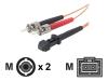 Belkin - Patch cable - MT-RJ multi-mode (M) - ST multi-mode (M) - 1 m - fiber optic - 62.5 / 125 micron - orange