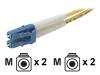 Belkin - Network cable - LC single mode (M) - LC single mode (M) - 1 m - fiber optic - 8.3 / 125 micron