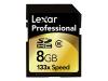 Lexar Professional - Flash memory card - 8 GB - Class 6 - SDHC