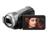 Panasonic HDC-SD9EG-S - Camcorder - High Definition - Widescreen Video Capture - 560 Kpix - optical zoom: 10 x - supported memory: SD, SDHC - flash card - silver