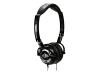 SkullCandy Lowrider - Headphones ( ear-cup ) - black, silver