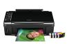 Epson Stylus SX205 - Multifunction ( printer / copier / scanner ) - colour - ink-jet - copying (up to): 30 ppm (mono) / 30 ppm (colour) - printing (up to): 34 ppm (mono) / 34 ppm (colour) - 120 sheets - Hi-Speed USB