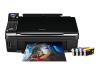 Epson Stylus SX400 - Multifunction ( printer / copier / scanner ) - colour - ink-jet - copying (up to): 29 ppm (mono) / 29 ppm (colour) - printing (up to): 34 ppm (mono) / 34 ppm (colour) - 120 sheets - Hi-Speed USB