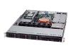 Supermicro SC113 TQ-560UB - Rack-mountable - 1U - extended ATX - SATA/SAS - hot-swap - power supply 560 Watt - black