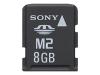 Sony - Flash memory card ( M2 to Memory Stick adapter included ) - 8 GB - Memory Stick Micro (M2)