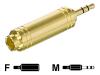 Philips SWA3034W - Audio adaptor - phone stereo 6.25 mm (F) - mini-phone stereo 3.5 mm  (M)