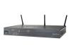 Cisco 861W Integrated Services Router - Wireless router + 4-port switch - EN, Fast EN, 802.11b, 802.11g, 802.11n (draft 2.0) - Cisco IOS Advanced Security