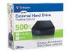 Verbatim SmartDisk External Hard Drive - Hard drive - 500 GB - external - 3.5
