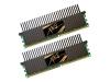 PNY XLR8 - Memory - 2 GB ( 2 x 1 GB ) - DIMM 240-pin - DDR2 - 1173 MHz / PC2-9384 - CL5 - 2.2 V