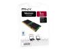 PNY - Memory - 1 GB - SO DIMM 200-pin - DDR2 - 667 MHz / PC2-5300 - CL5 - 1.8 V - unbuffered