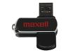 Maxell USB 2.0 360 Drive - USB flash drive - 8 GB - Hi-Speed USB