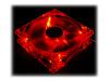 ZALMAN ZM F1 LED - Case fan - 80 mm - red