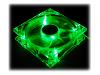 ZALMAN ZM F1 LED - Case fan - 80 mm - green