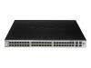D-Link DGS 3100-48P - Switch - 48 ports - EN, Fast EN, Gigabit EN - 10Base-T, 100Base-TX, 1000Base-T + 4 x shared SFP (empty) - 1U - PoE   - stackable