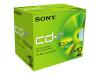 Sony CDQ 80 - 10 x CD-R - 700 MB ( 80min ) 48x - jewel case - storage media