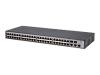 3Com Baseline Switch 2250 Plus - Switch - 48 ports - EN, Fast EN - 10Base-T, 100Base-TX + 2x10/100/1000Base-T/SFP (mini-GBIC)(uplink) - 1U