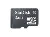 SanDisk - Flash memory card - 4 GB - Class 2 - microSDHC